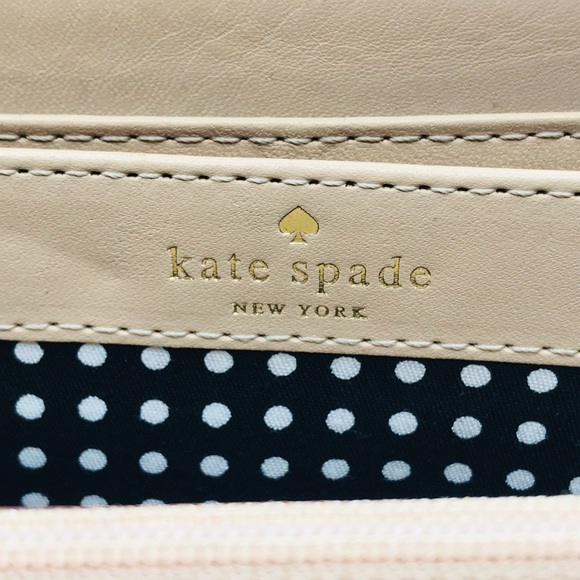 Kate Spade Wallet Blue Patent Leather 7.5”x4” - Picture 6 of 8